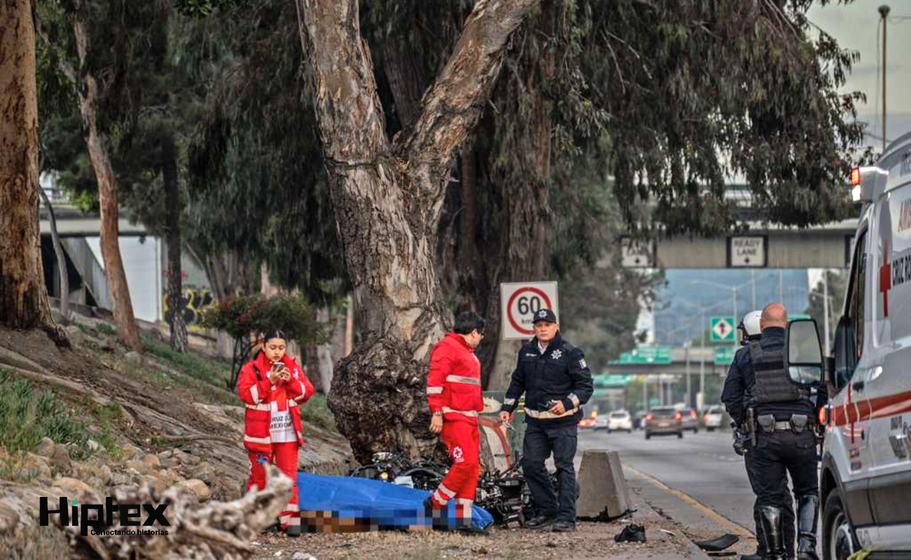 Muere motociclista en accidente en la Vía Rápida Oriente