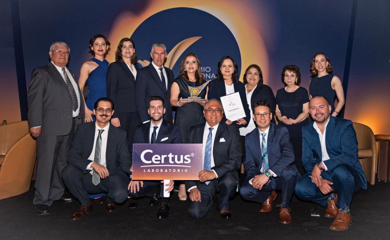 Gana CERTUS Laboratorio Premio Nacional de Calidad 2025- 2026