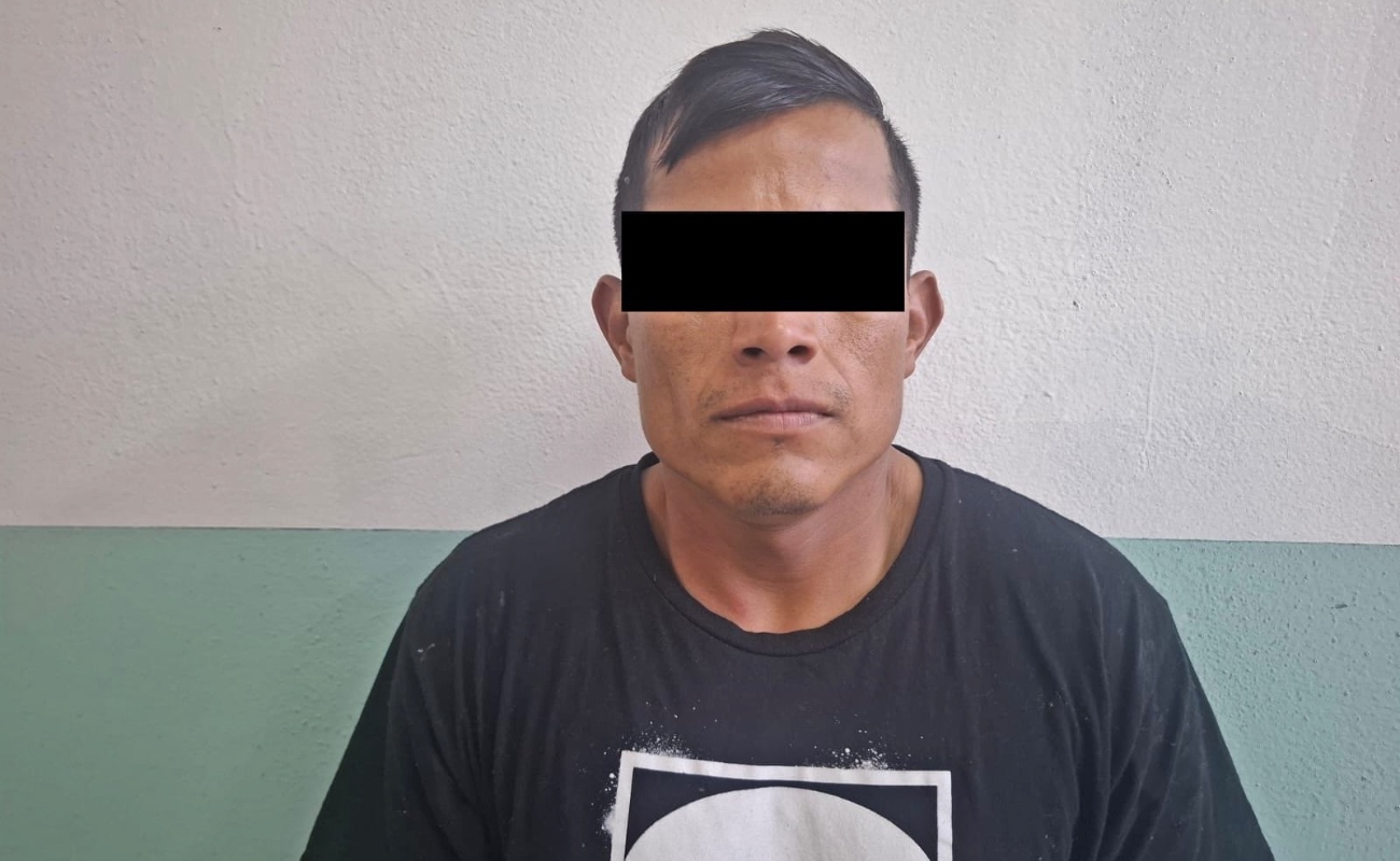 Detienen a Víctor Manuel “N” por portación de arma prohibida.