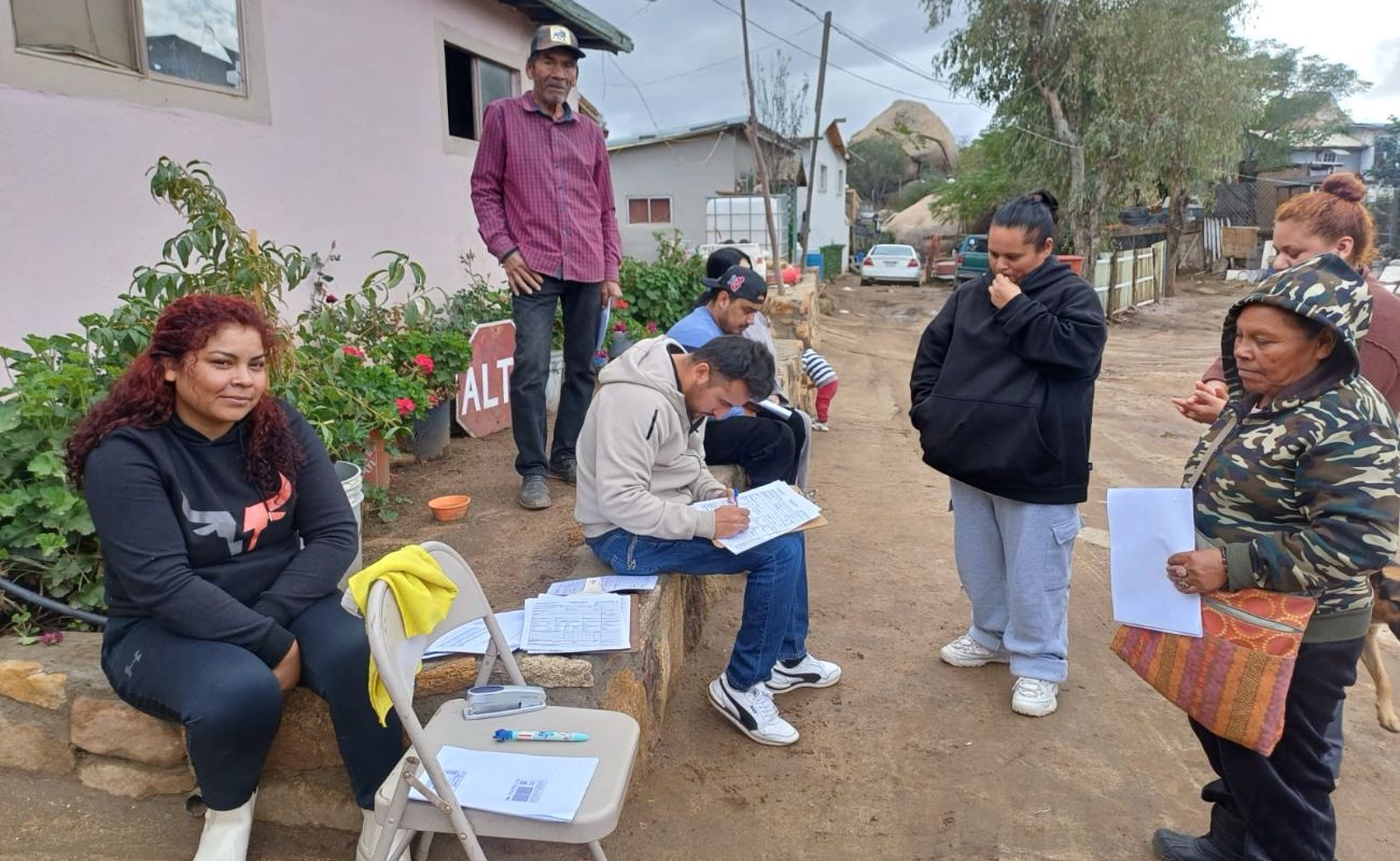 Realizan el registro de los integrantes de los comités del programa de apoyo de tinacos.