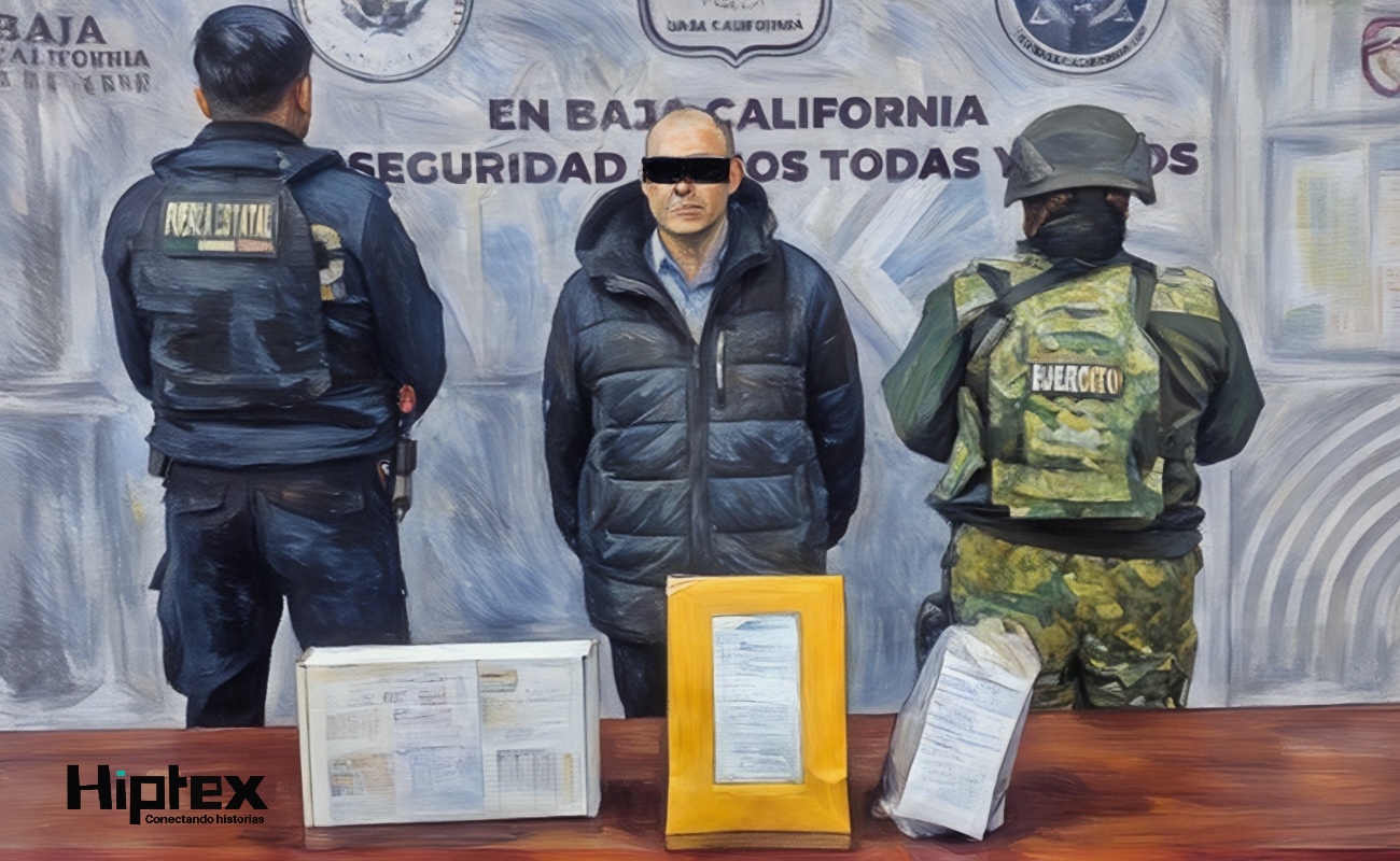 Detienen a sujeto armado con una Smith & Wesson en Ensenada