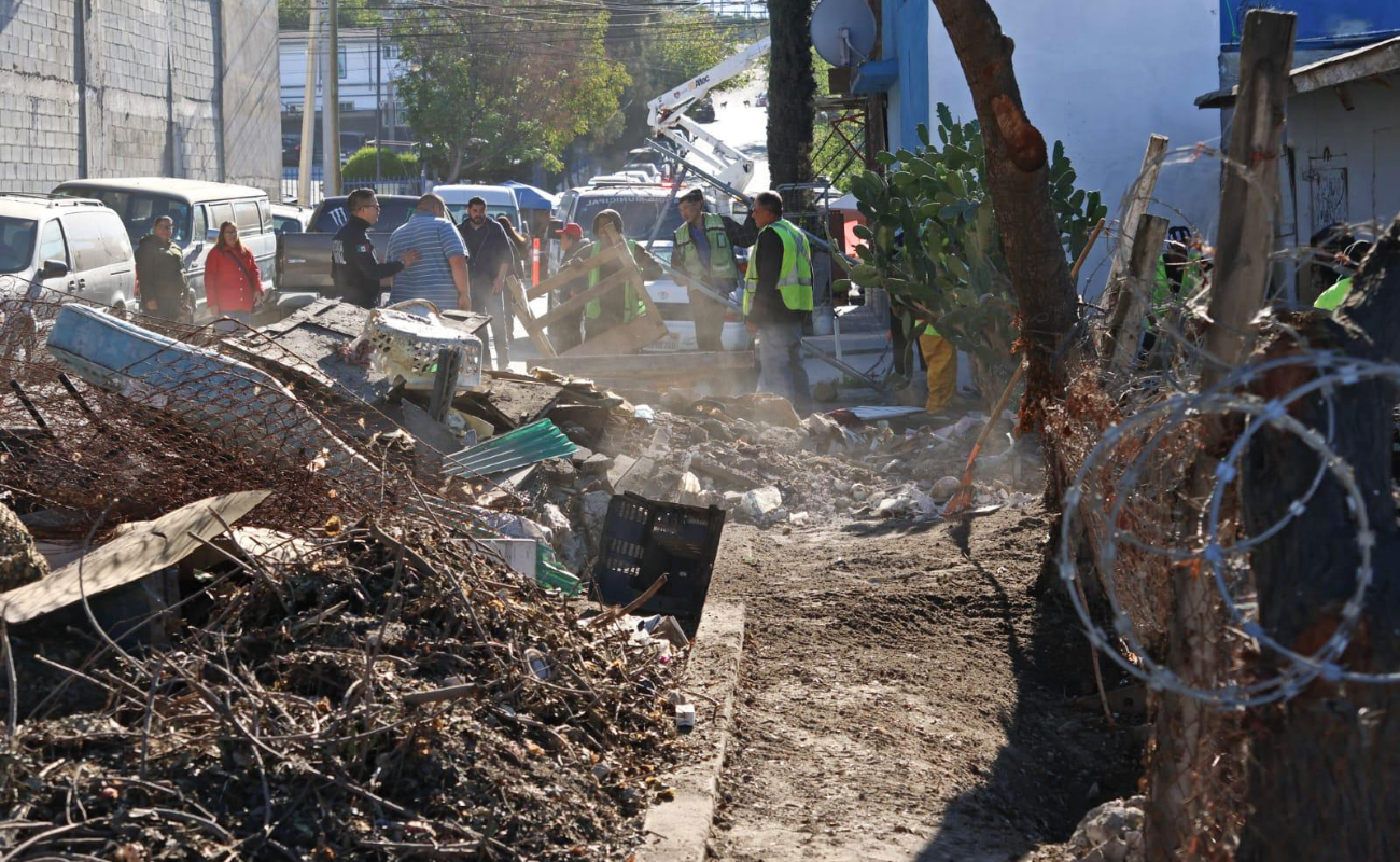 Retira más de 14 toneladas de basura de calles de Tijuana