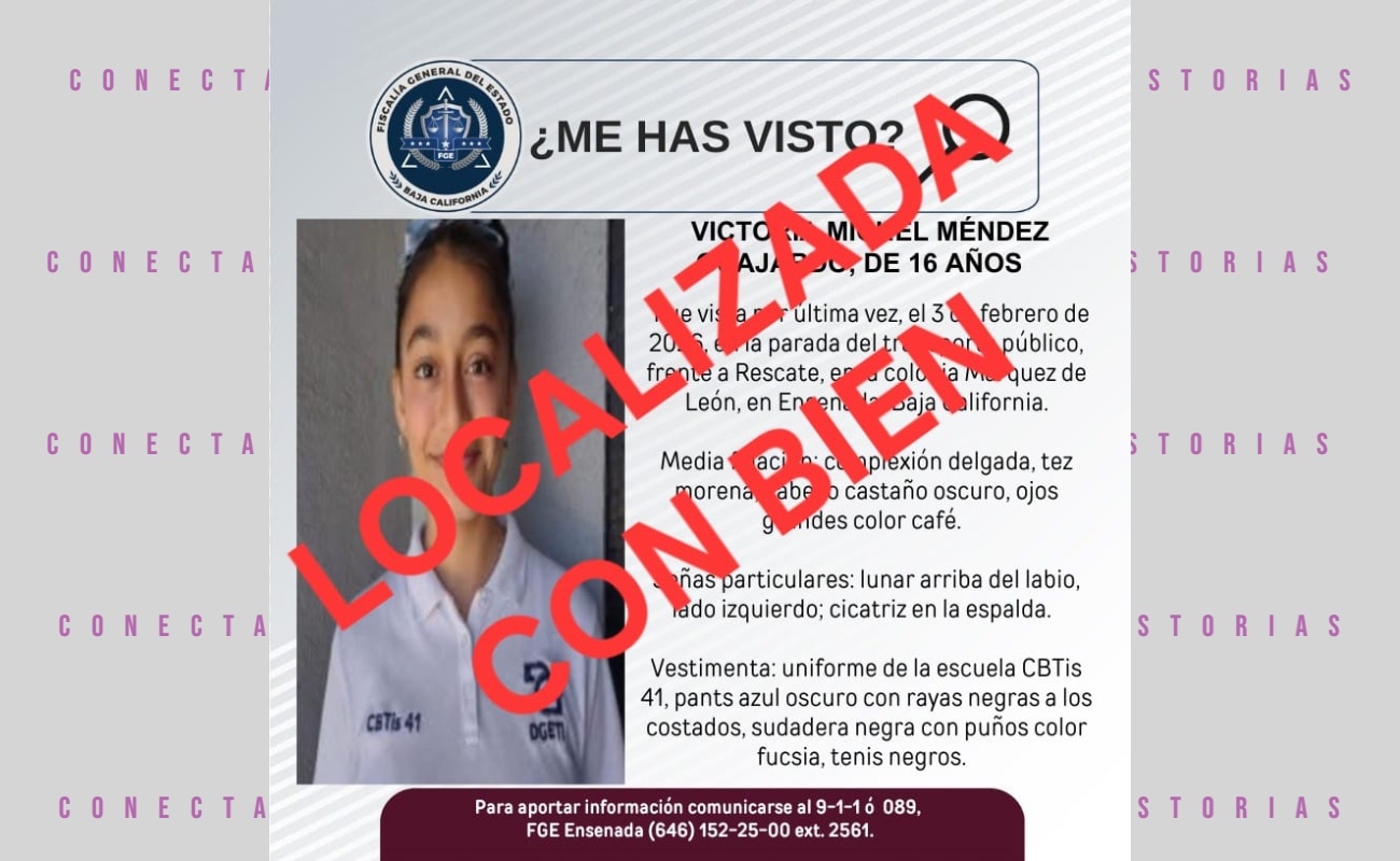 La menor fue localizada en el municipio de Abasolo, Nuevo León.