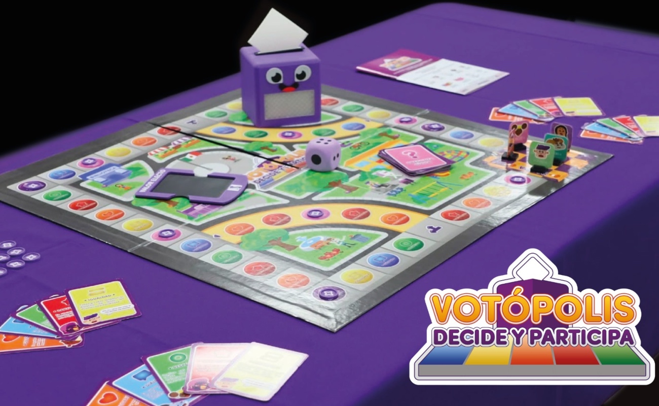 Presenta IEEBC el juego de mesa “Votópolis, Decide y Participa”