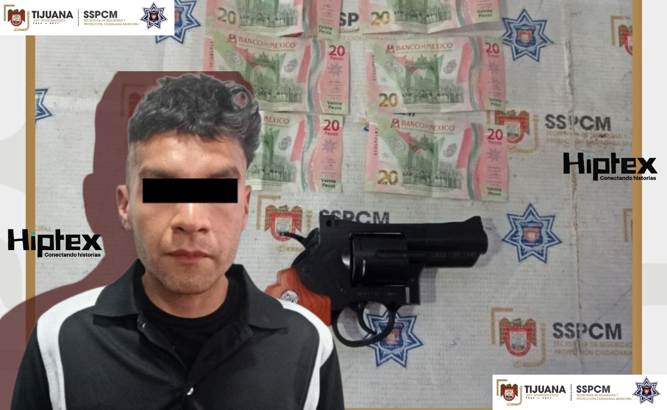 Detienen a sujeto por asaltar a conductor de transporte público