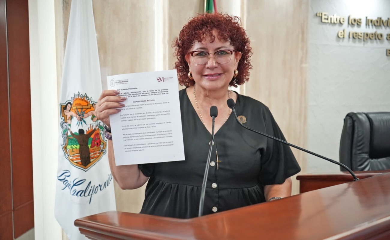 Diputada Maythé Méndez propone que el IEEBC cuente con su propio programa de resultados electorales