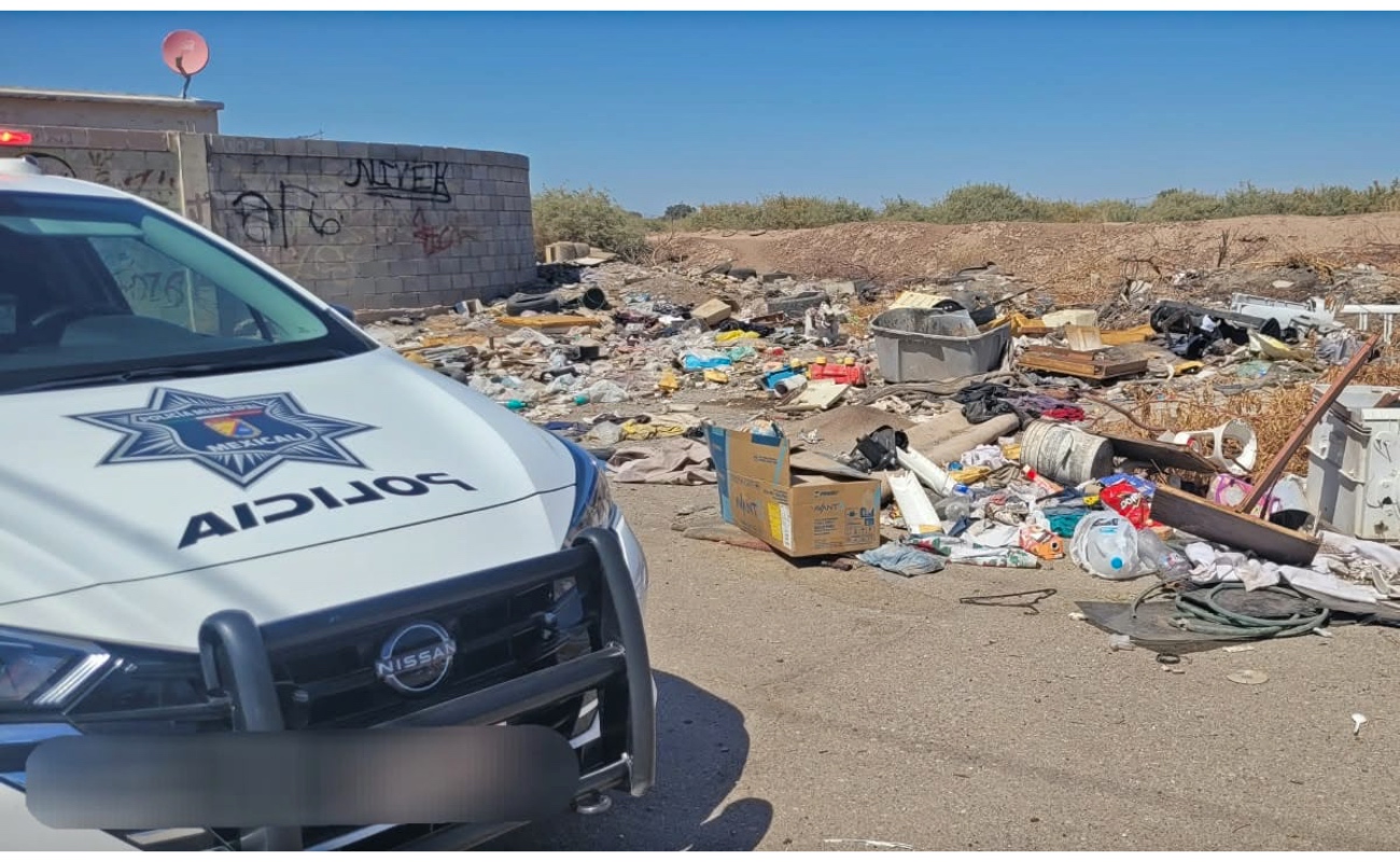 Detienen a persona por arrojar basura en Finca Los Jazmines 2