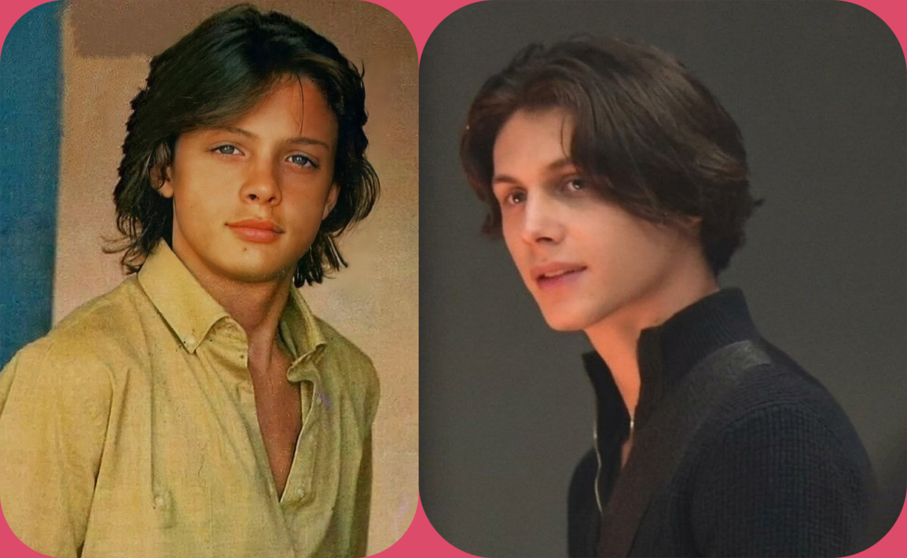 Comparan extraordinario parecido físico de Luis Miguel y su hijo Miguel