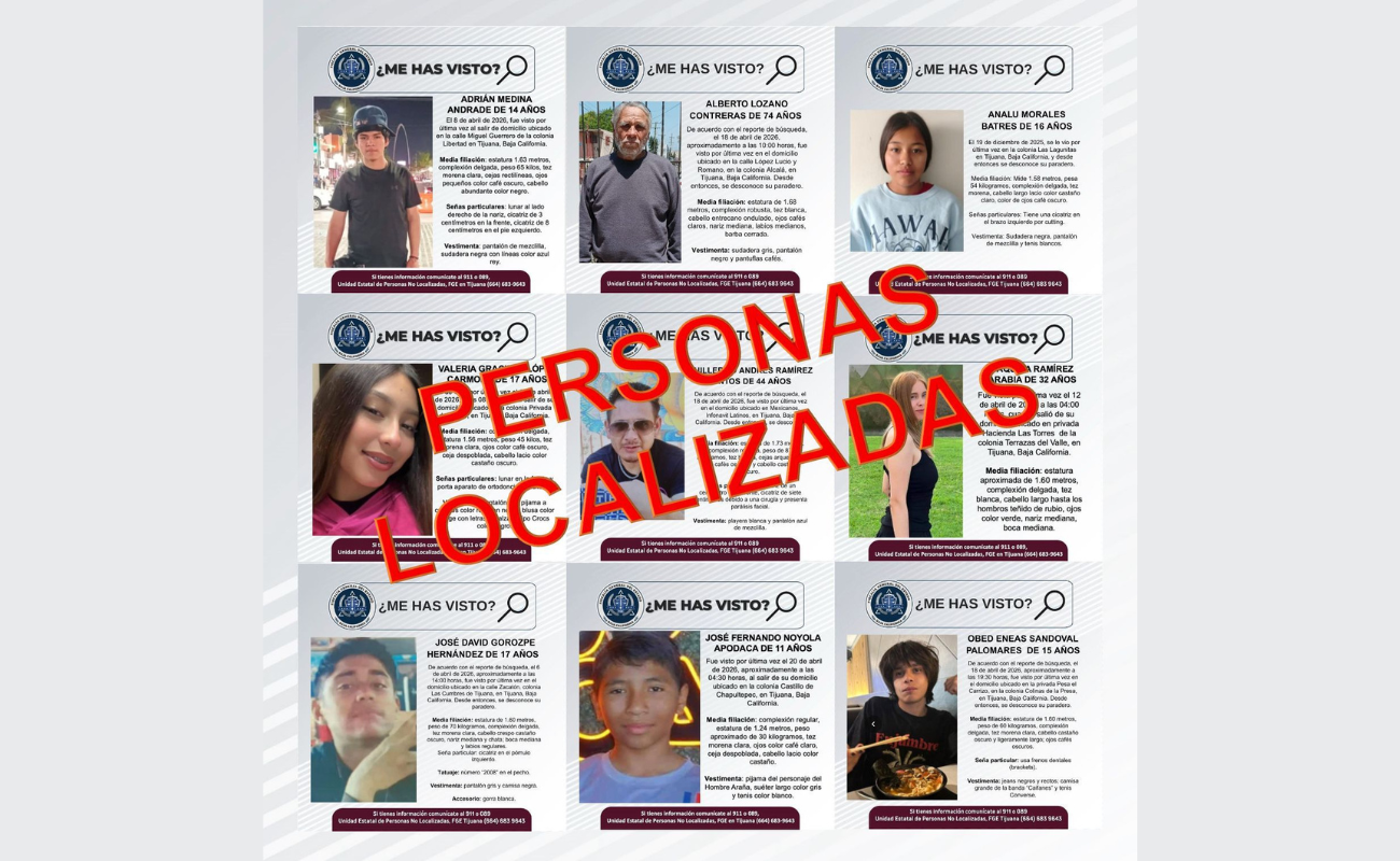 La localización fue posible gracias a la colaboración institucional y ciudadana.