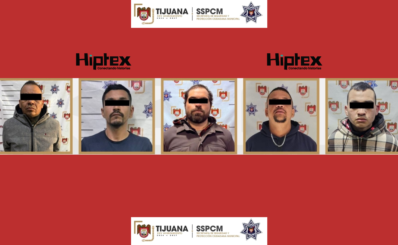 Detienen a cinco personas con órdenes de aprehensión activas