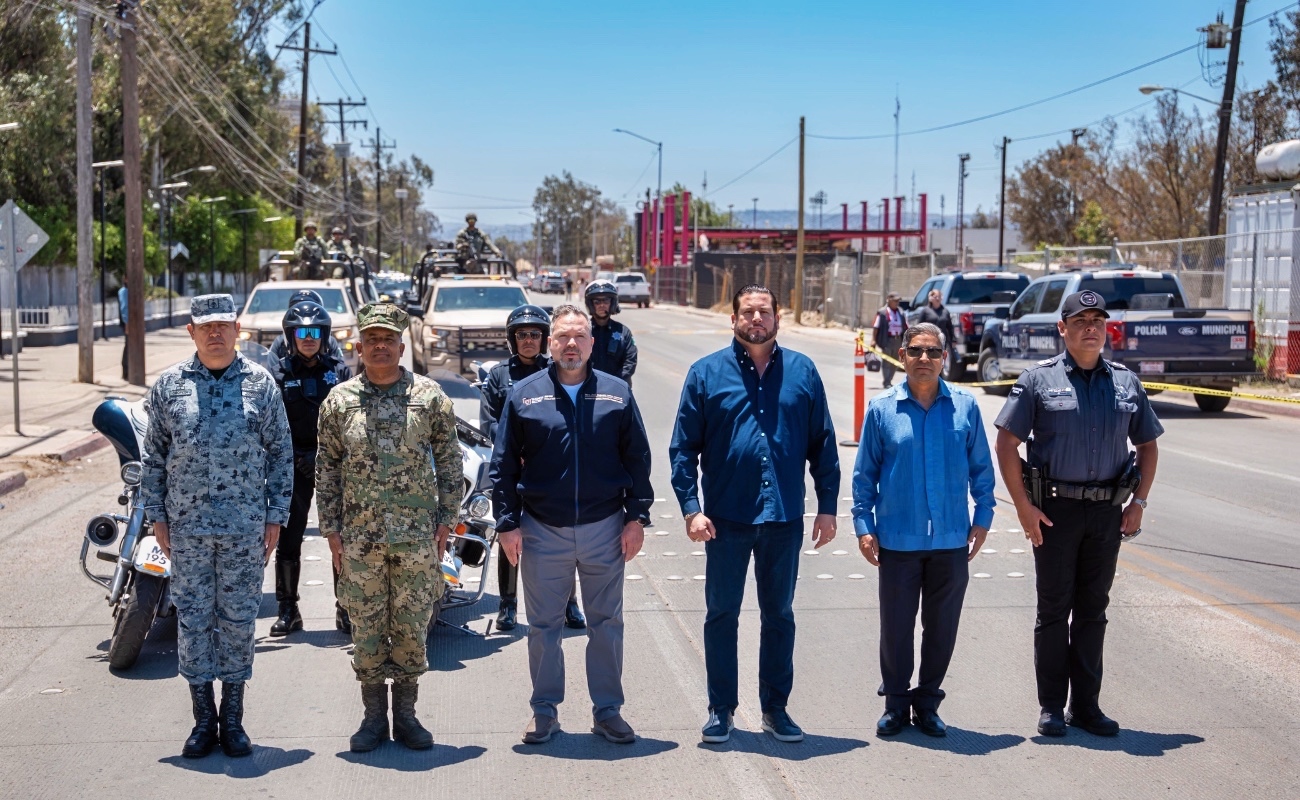 Participan fuerzas de seguridad de los tres órdenes de gobierno, para mejorar las condiciones de seguridad en la zona.