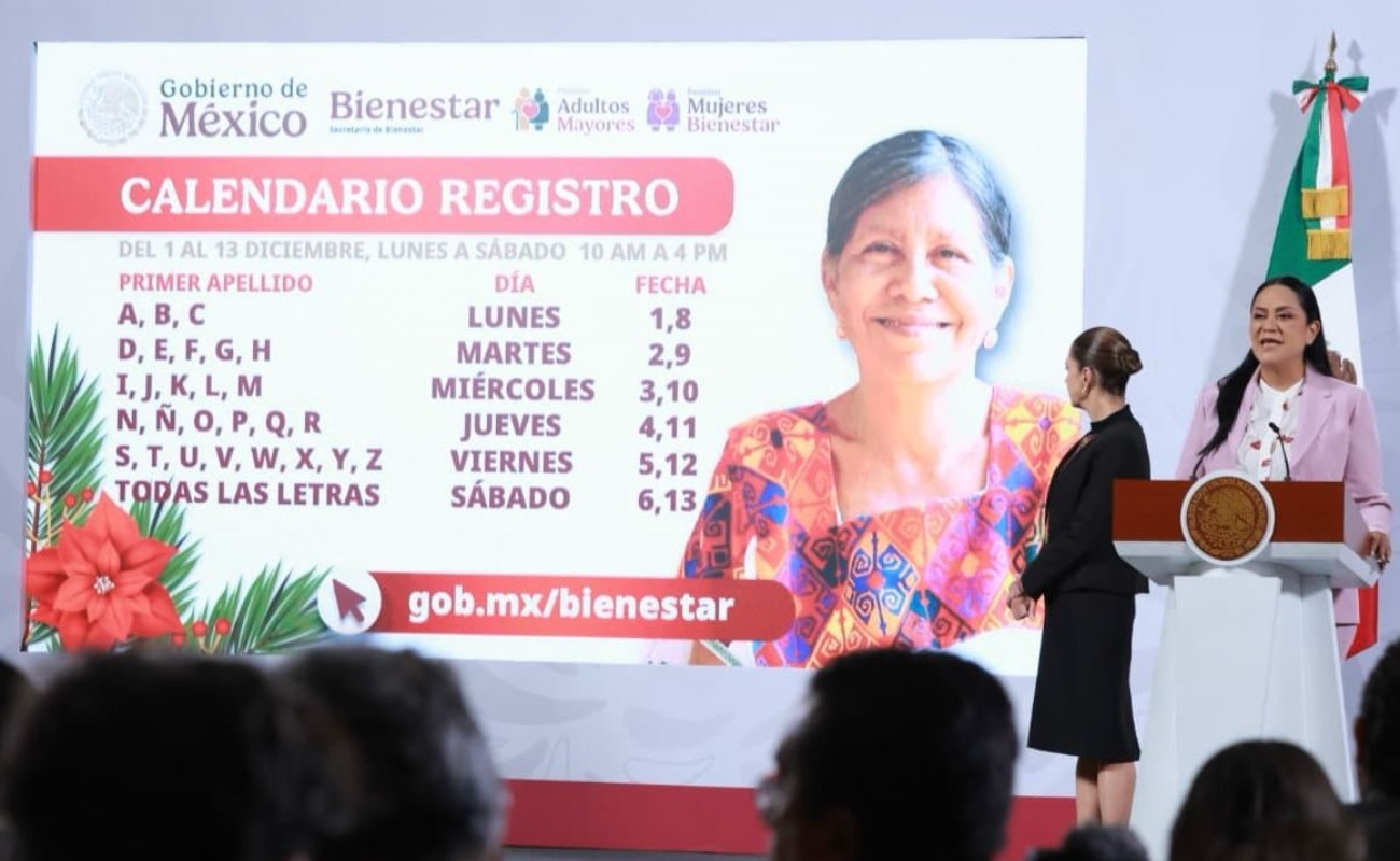Para conocer la fecha de registro, se puede consultar la página oficial de la Secretaría de Bienestar www.gob.mx/bienestar