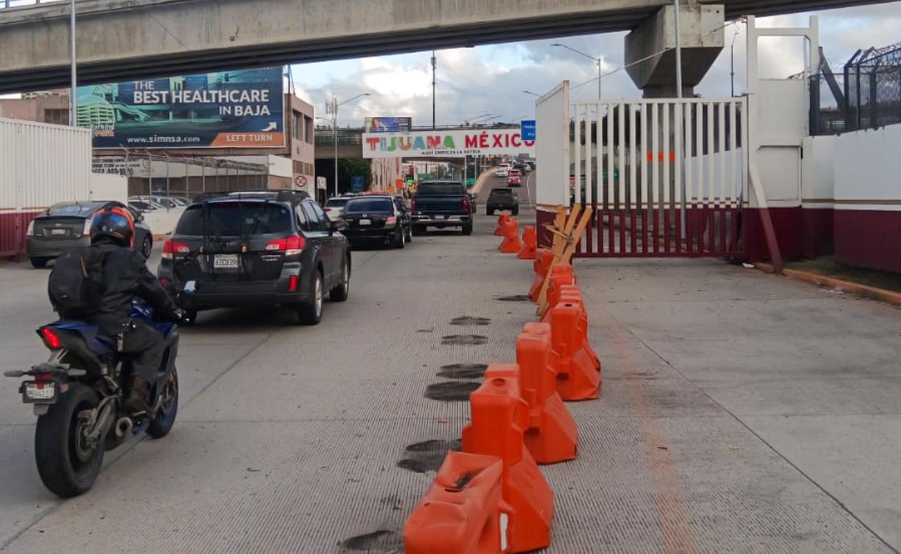 Gracias a la intervención del gobierno encabezado por Marina del Pilar, se optimizó el flujo vehicular hacia México.