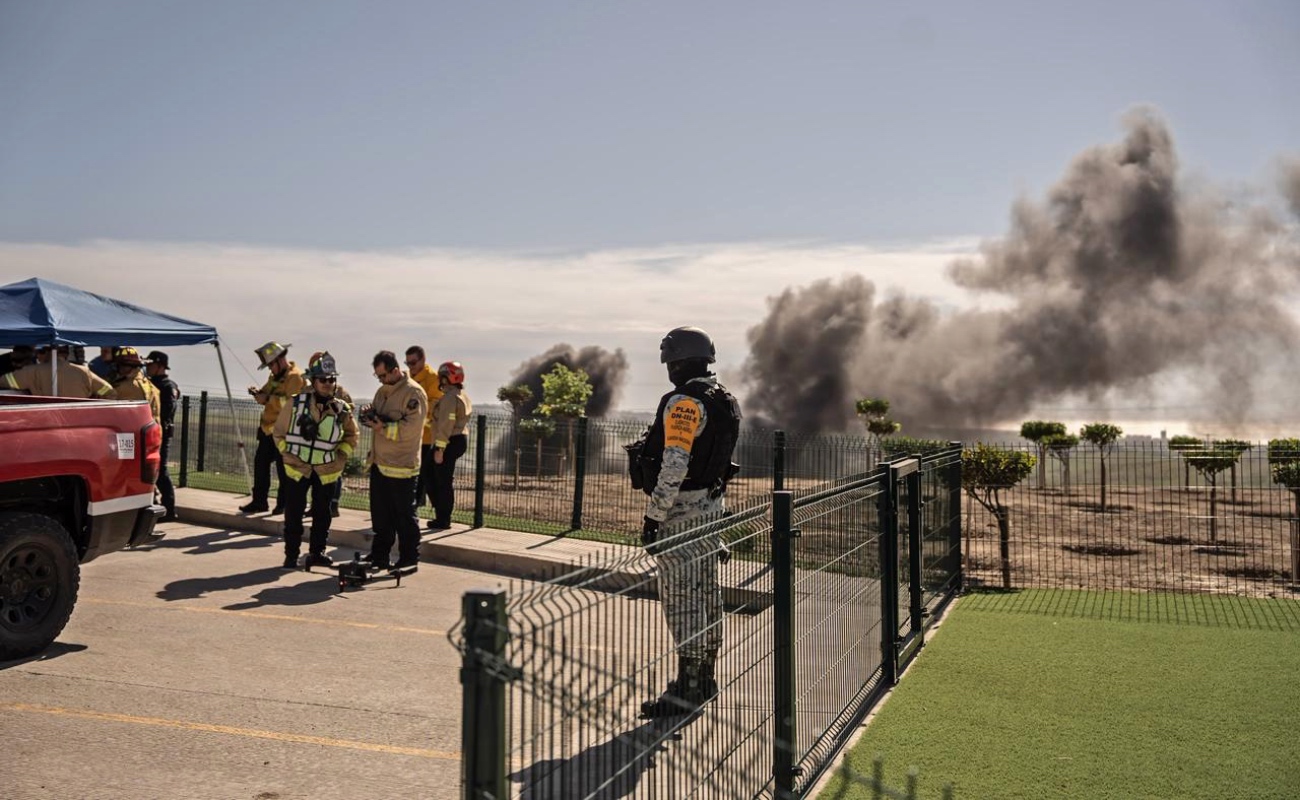 Intento de toma clandestina provoca incendio en ducto de PEMEX en Rosarito