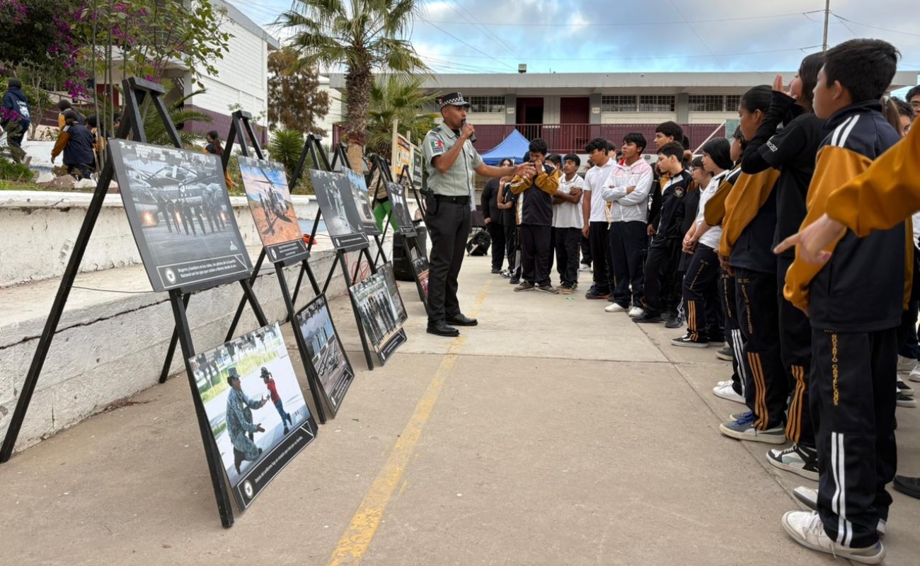 Concientiza Guardia Nacional a la comunidad de Baja California, en prevención a la violencia contra las mujeres