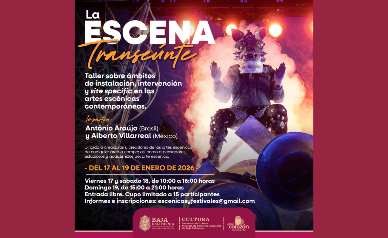 Dos referentes del teatro latinoamericano llegan a Tijuana con un taller intensivo de creación escénica