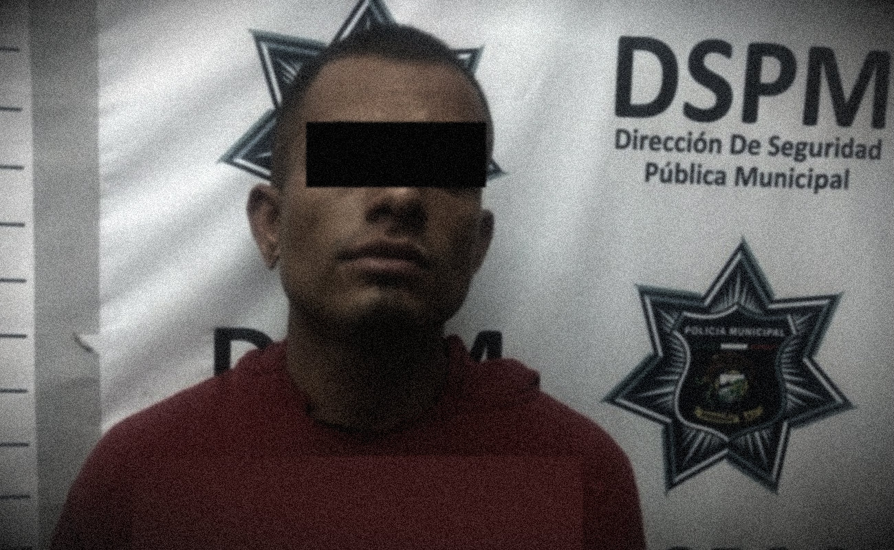 Los oficiales dieron lectura de sus derechos a Francisco Javier N. de 25 años de edad.