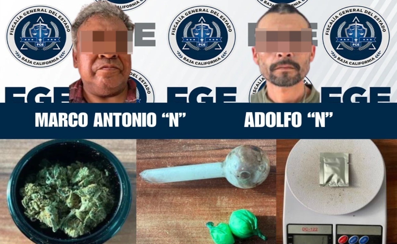 En cateo por narcomenudeo, capturan a dos sujetos