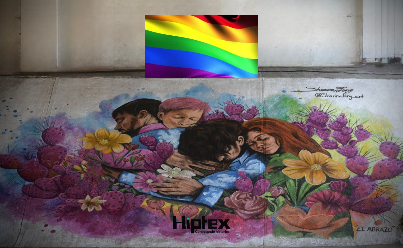 Inauguran mural “El abrazo” para visibilizar la diversidad y la inclusión en Rosarito
