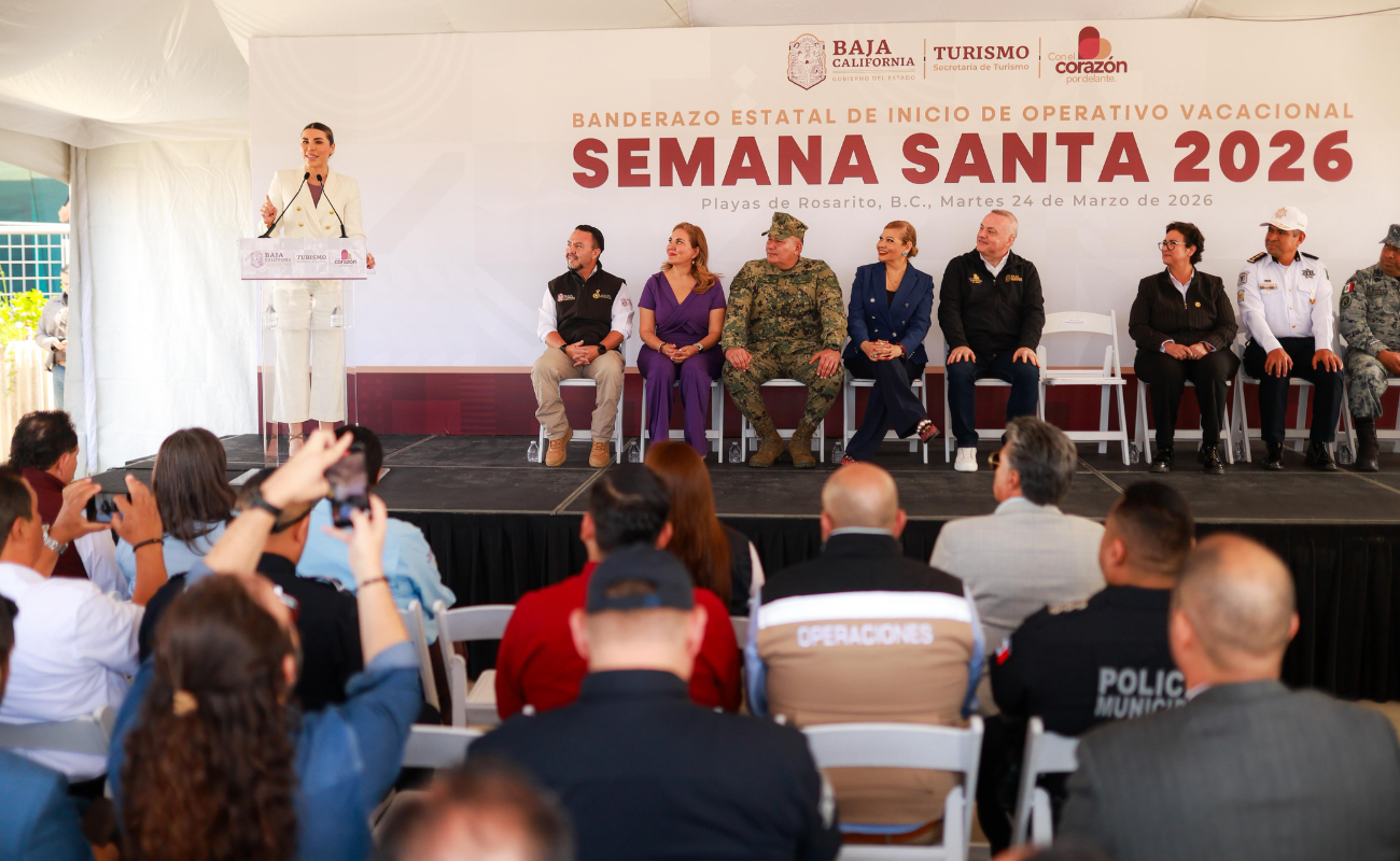 Arranca gobernadora Marina del Pilar Operativo Semana Santa en “Baja California seguro te Diviertes”