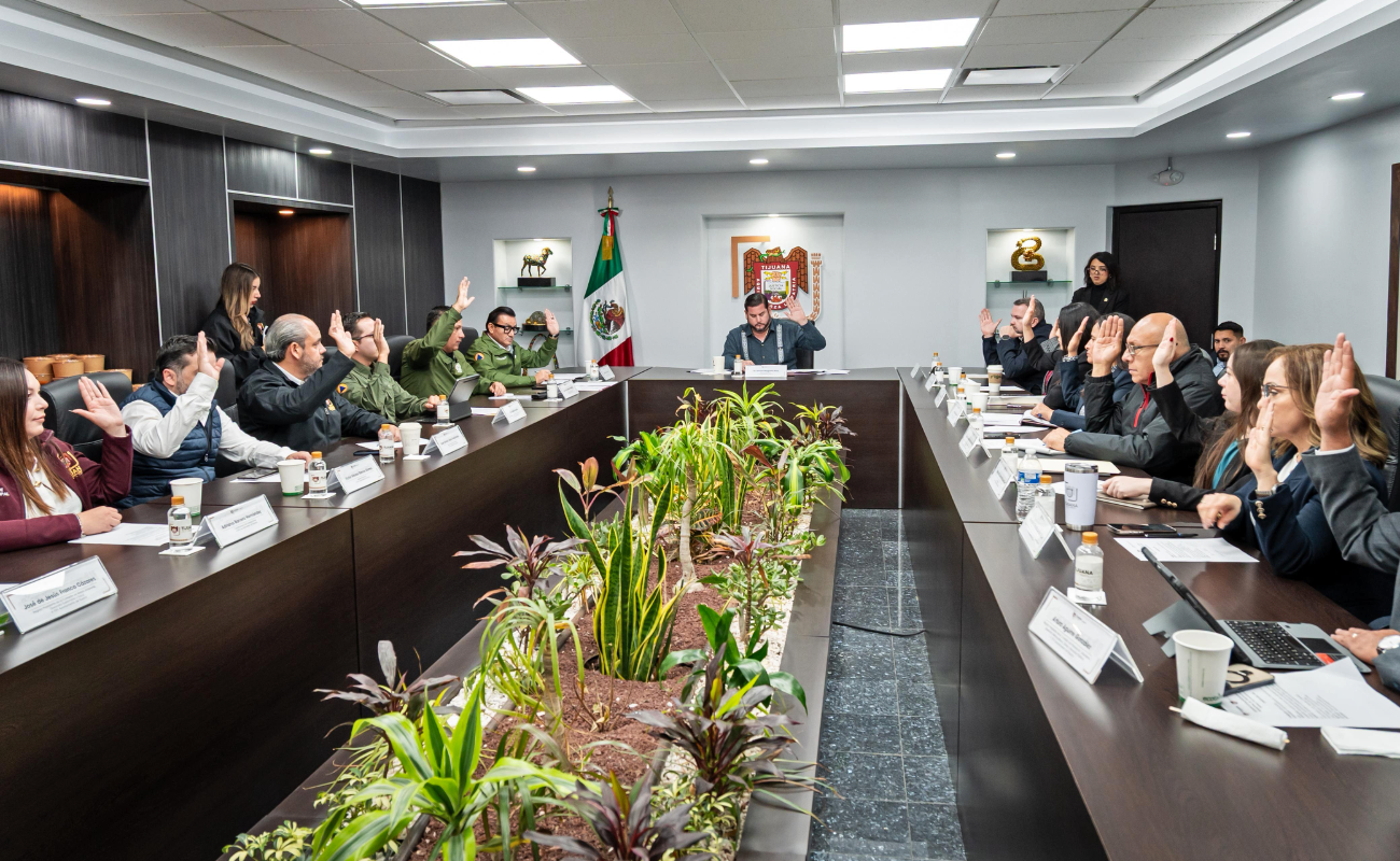 Analiza Consejo Municipal de Protección Civil situación de deslizamientos activos en Tijuana