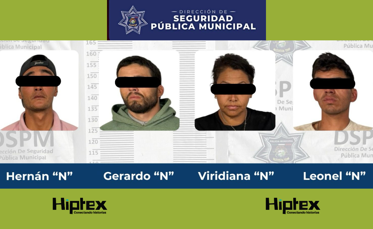 Los detenidos quedaron a disposición de la Fiscalía BC.