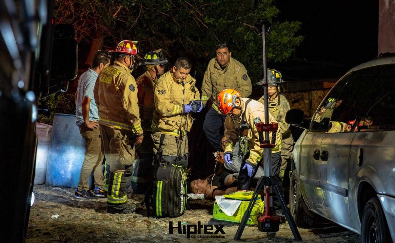 Hombre alcoholizado cae del techo de una casa en la colonia Hidalgo
