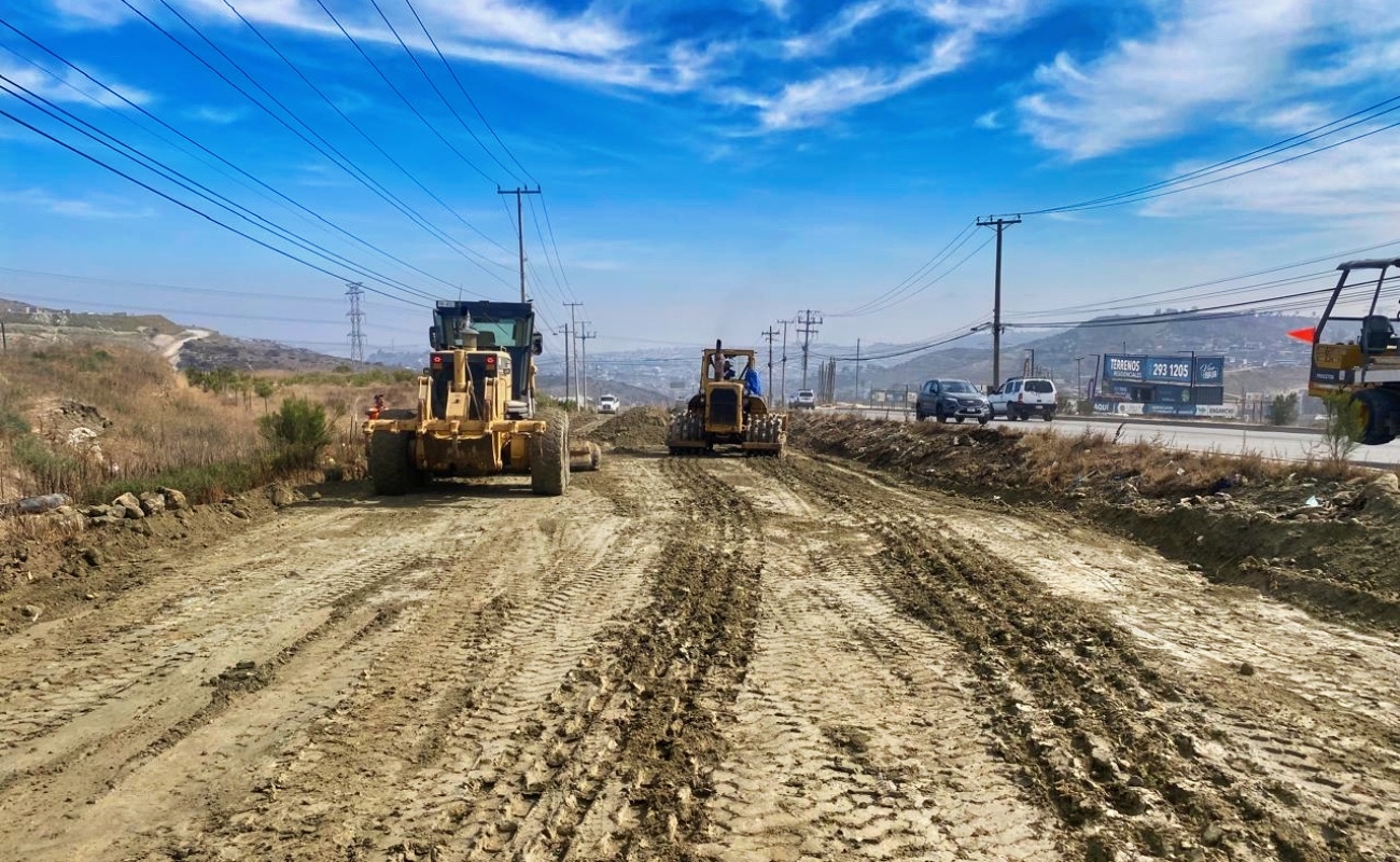 Avanzan trabajos de ampliación en bulevar Garcia en Tijuana: SIDURT
