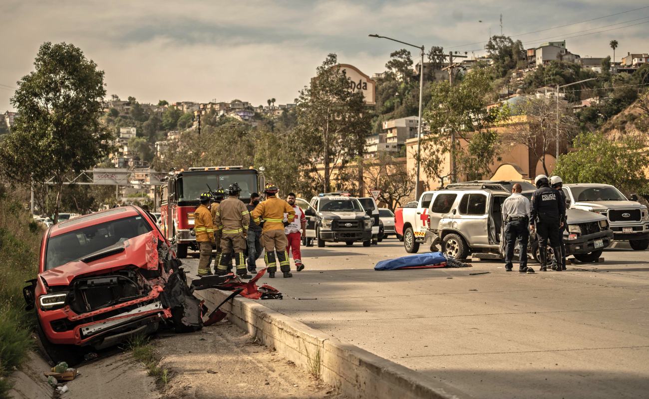 Muere mujer de la tercera edad tras accidente vehicular en el bulevar Rosas Magallón