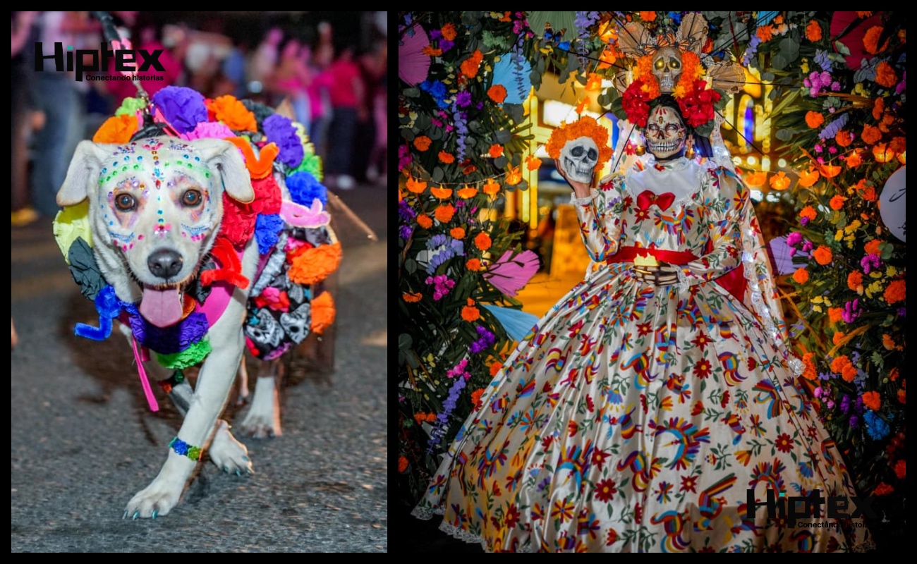 El festival “Color y Tradiciones”, el cual llenó las calles de Mexicali de catrinas, catrines, música, arte y cultura.