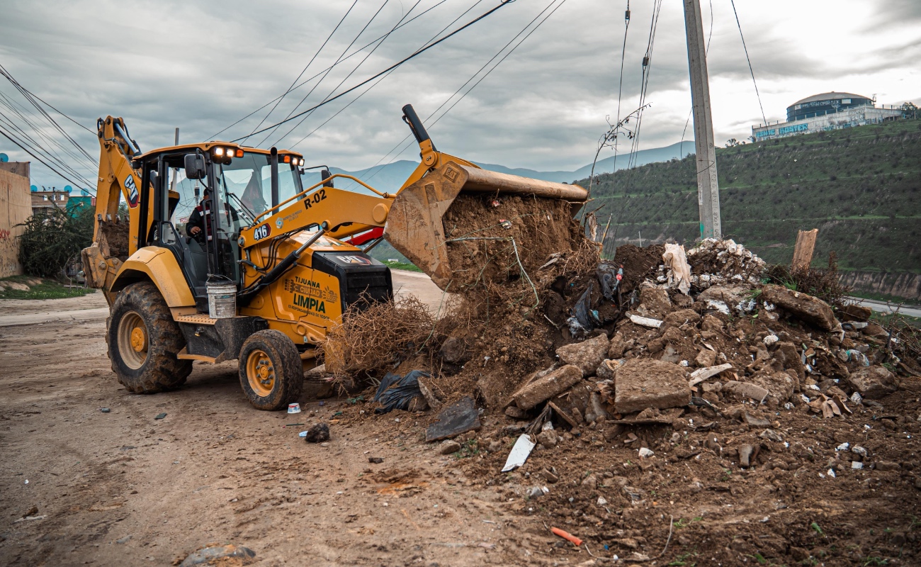 Recolecta Gobierno Municipal más de 56 toneladas de basura en la primera jornada 2026 de 'Tijuana: Ciudad Limpia’
