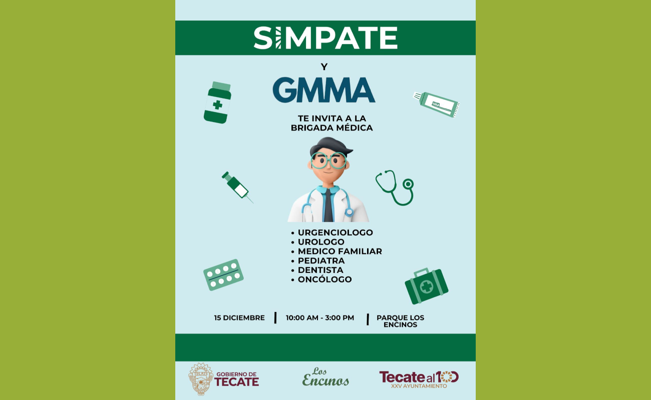 Llevan Brigada Médica gratuita en Los Encinos