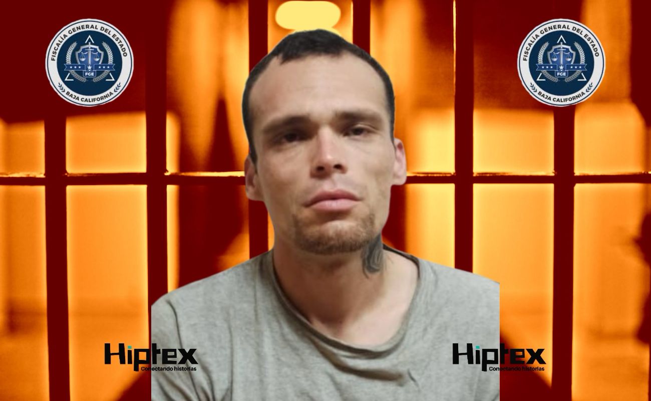 Jesús Giovany García Tarín fue sentenciado a 4 años de prisión por robo calificado con violencia en un Oxxo de Ensenada.