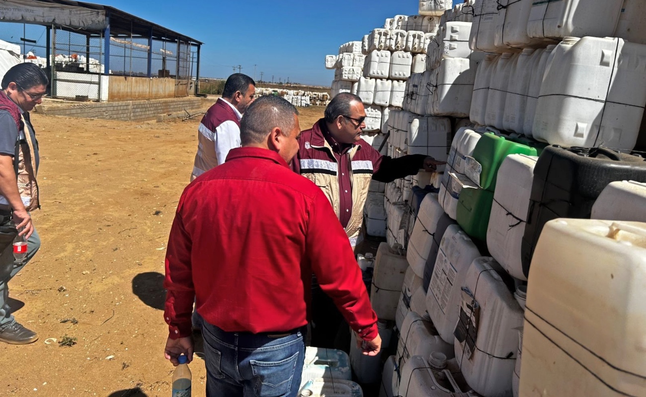 Realiza COEPRIS BC jornada de recuperación de envases de plaguicidas