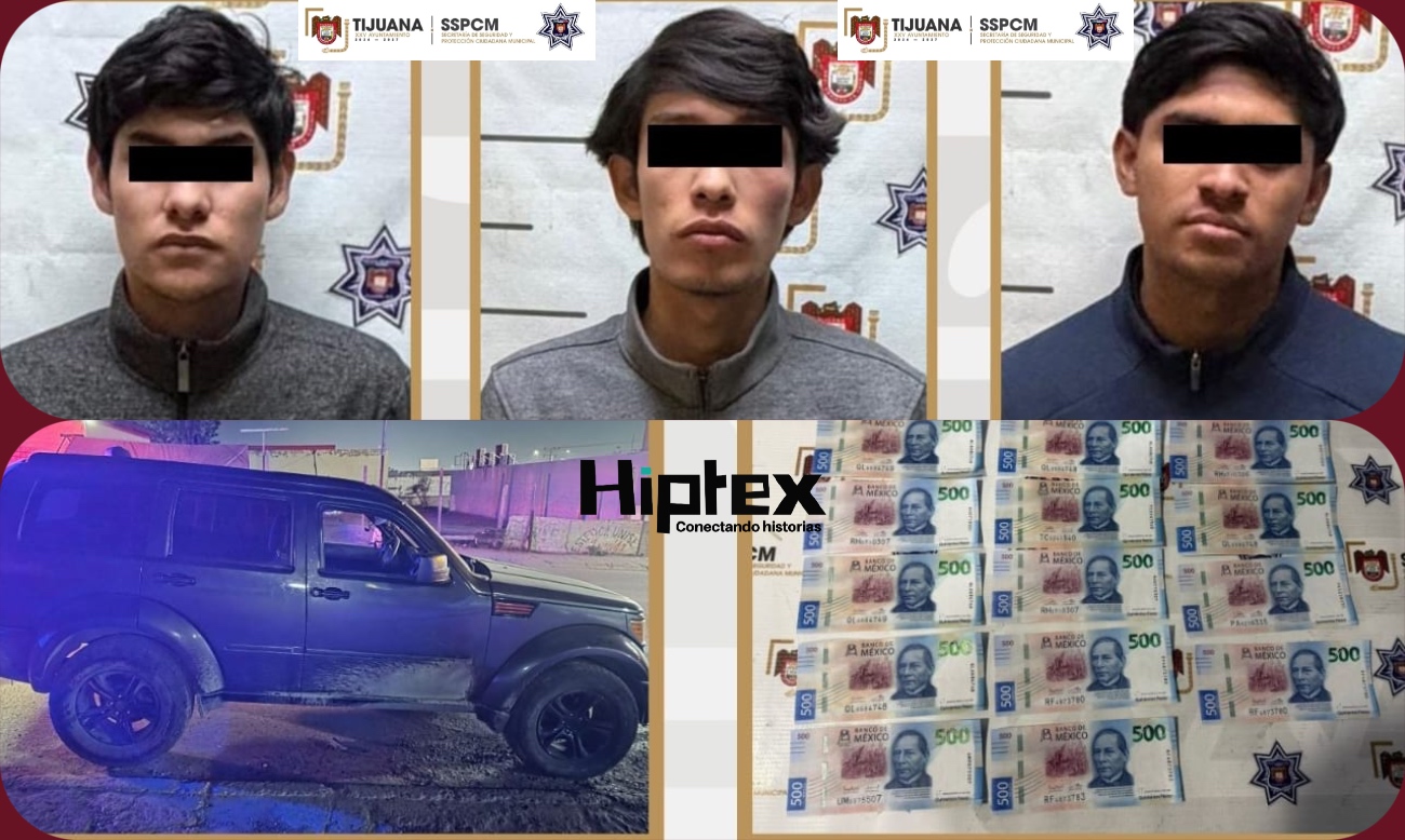 Los detenidos quedaron a disposición de la Fiscalía BC.