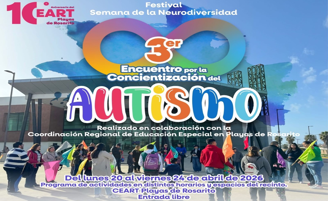 Del 20 al 24 de abril se realizará el 3er Encuentro por la Concientización del Autismo.
