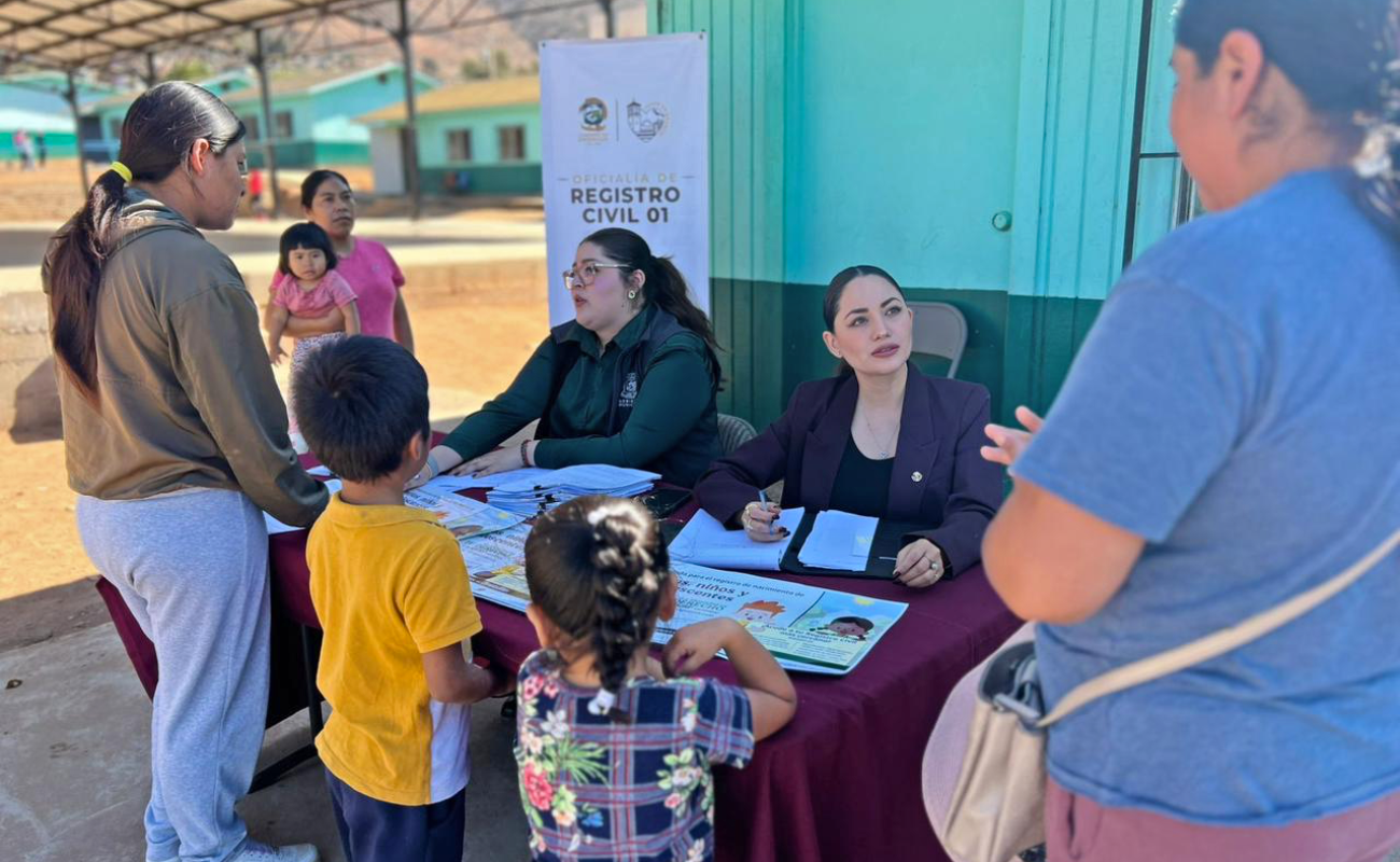 Acercan a residentes de Cañón Buenavista programas de Registro Civil