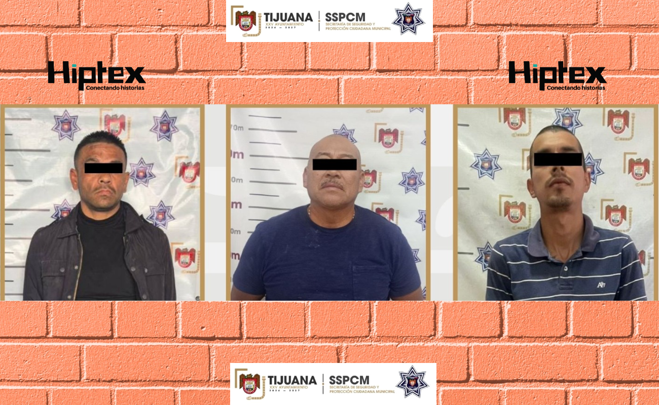 Los detenidos fueron puestos a disposición de la autoridad correspondiente.