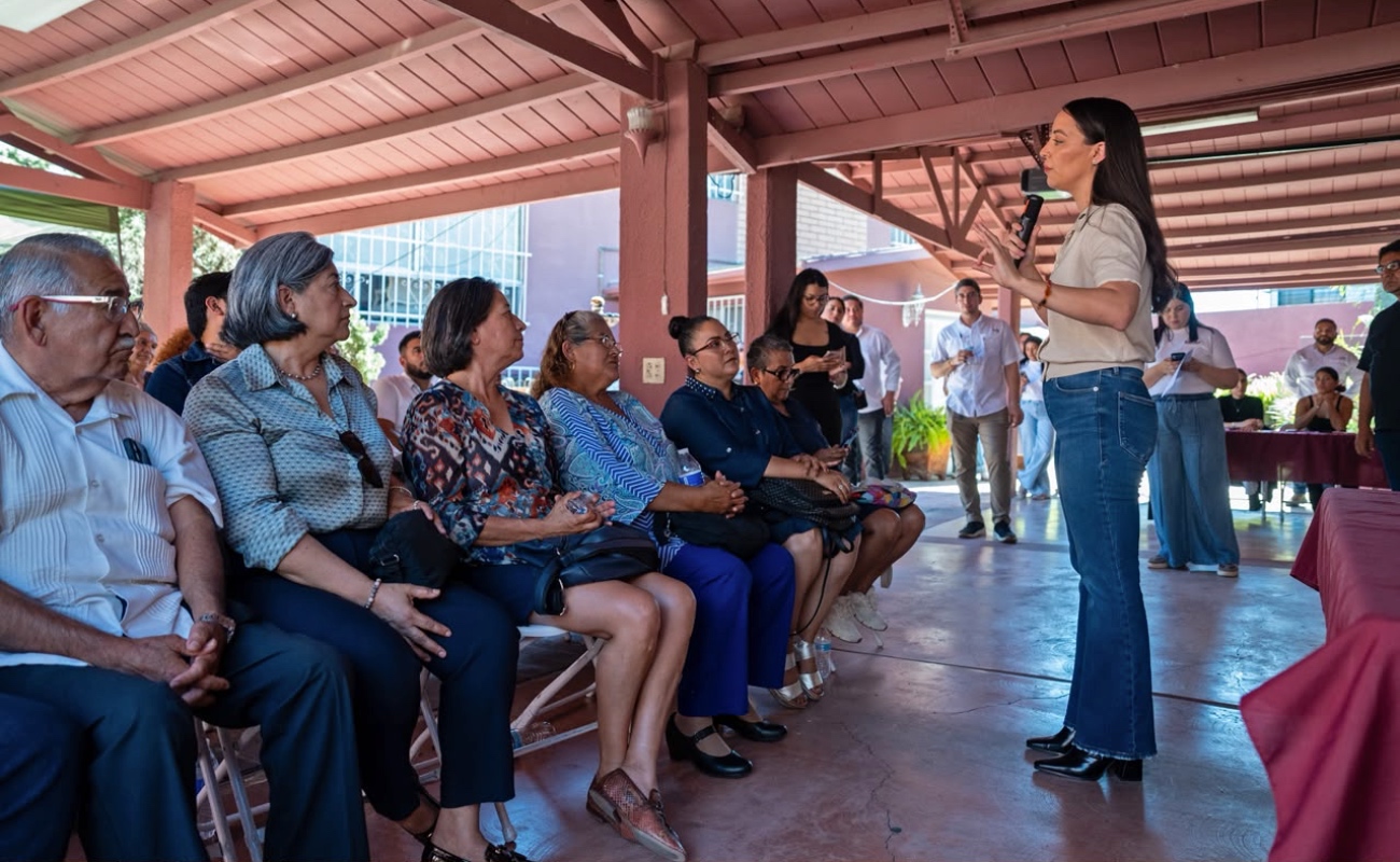 Julieta Ramírez se reunió con fundadores de Morena en BC.