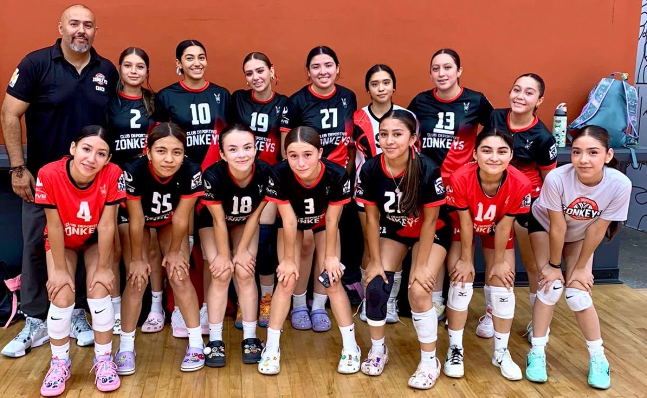 Campeonas de Tijuana: el voleibol femenil de Zonkeys gana la Copa 2da División de Clubes y va por el Estatal