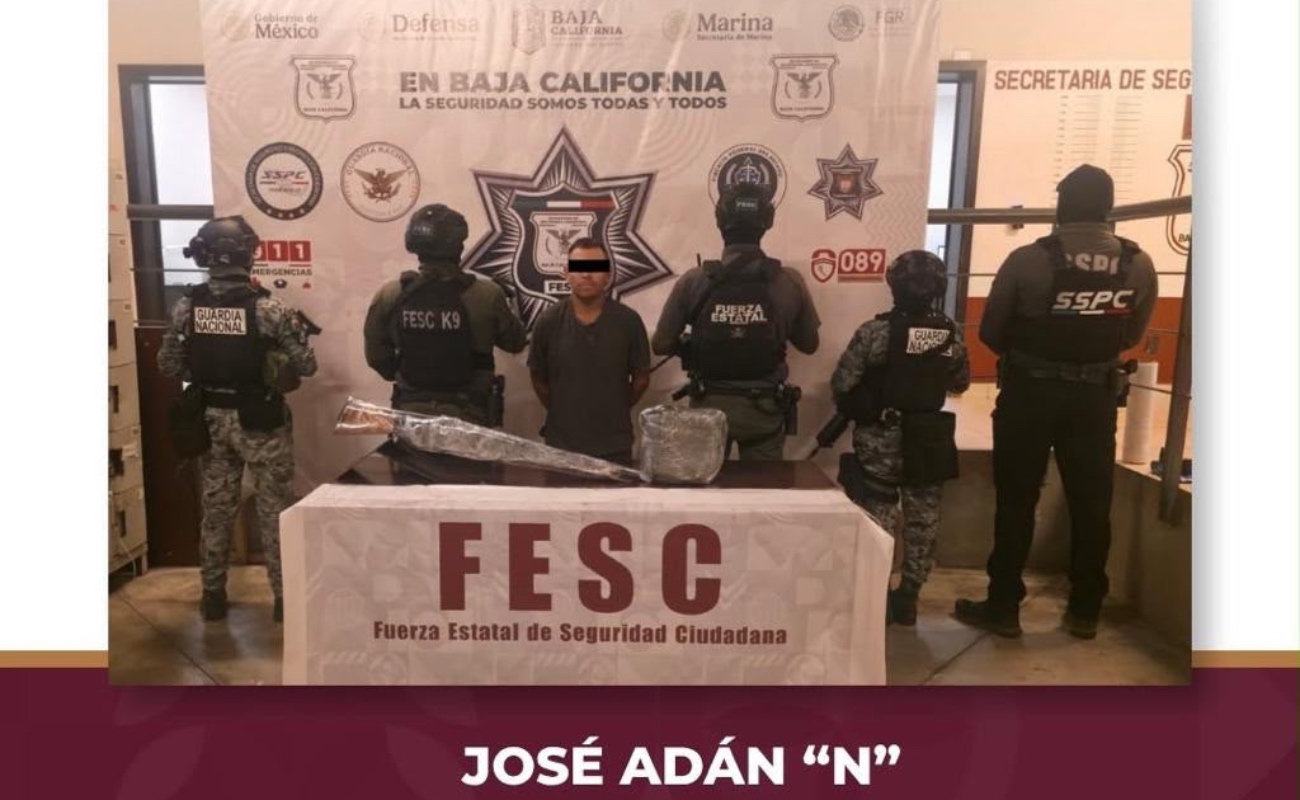 El individuo fue identificado como José Adán “N”, de 44 años.
