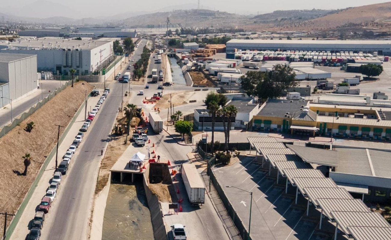 Avanza Gobierno BC con obra para mejorar el saneamiento binacional del Río Tijuana
