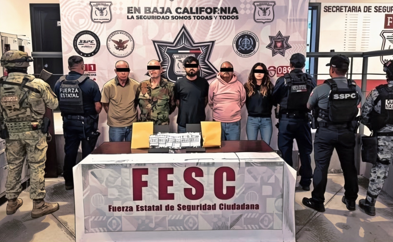 Caen cinco presuntos generadores de violencia en Tijuana