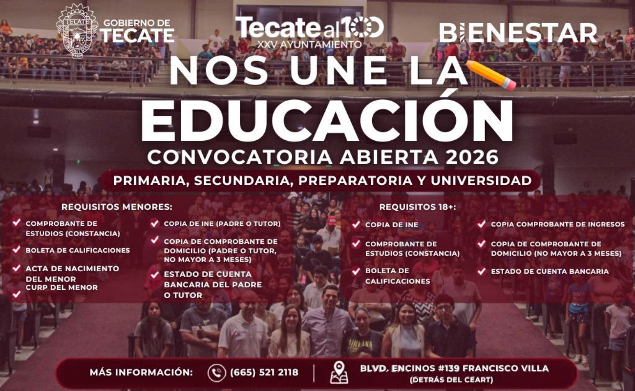 Este programa, dirigido a estudiantes de primaria a universidad, busca fortalecer el acceso a la educación y apoyar la economía familiar.
