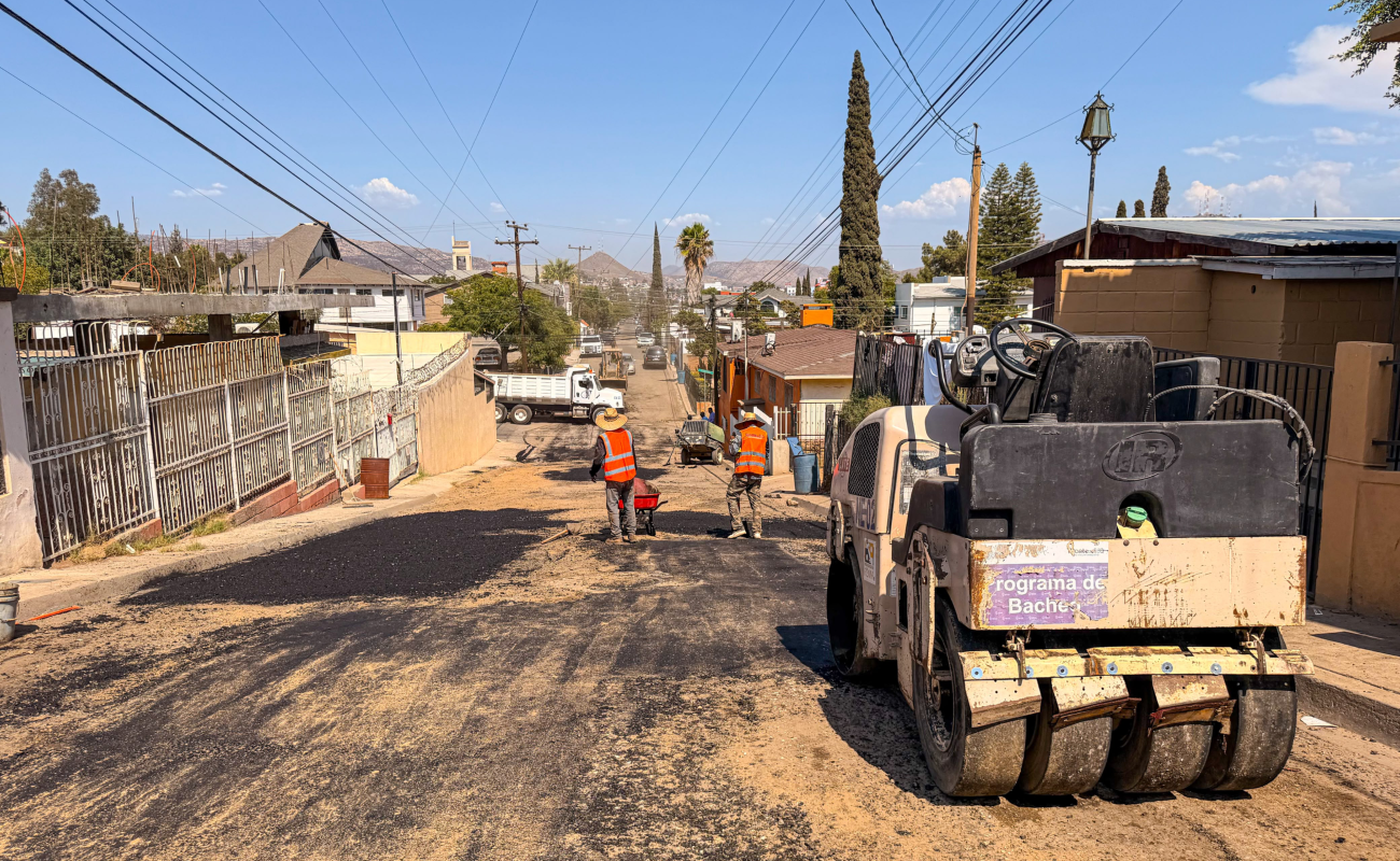 Transforman las calles de Tecate con obras que mejoran la movilidad