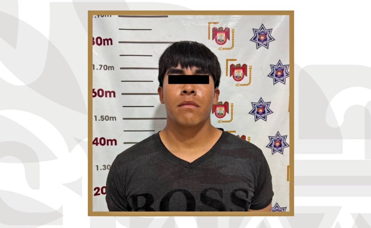 Policía Municipal de Tijuana detuvo a Pedro “N”, de 19 años, por presunta violencia contra su pareja en la colonia El Rubí.