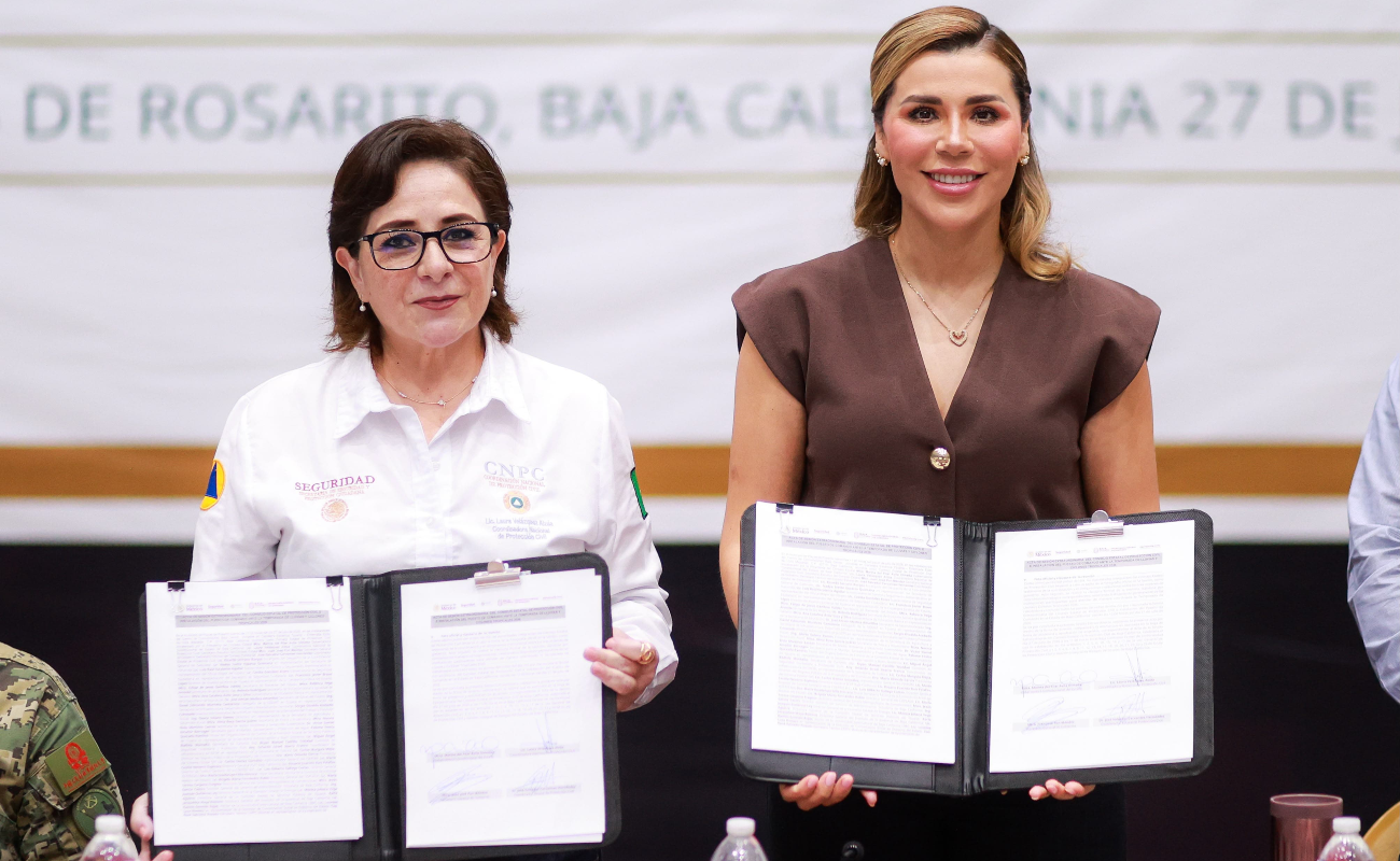 Fortalecen BC y Federación la prevención ante fenómenos metereológicos