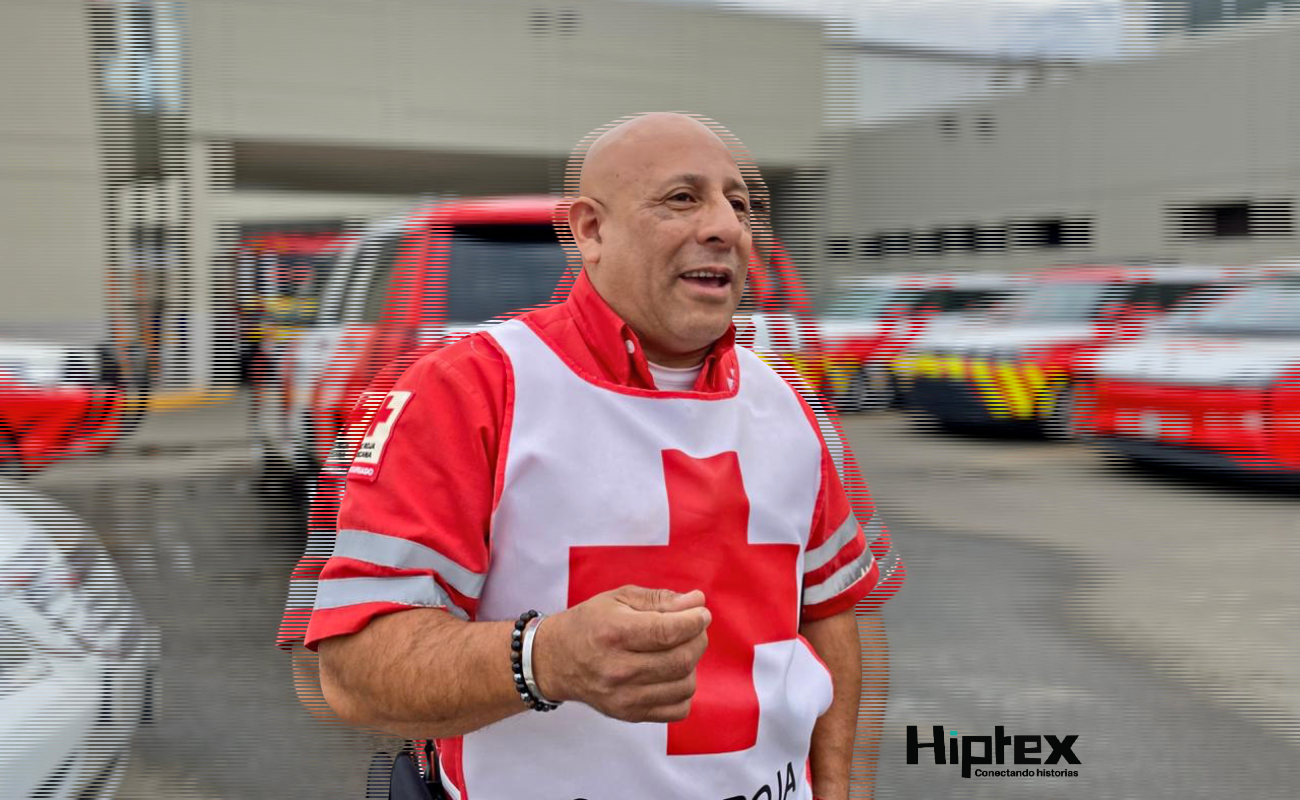 Ulises Rodríguez, técnico en urgencias médicas y coordinador estatal de la Cruz Roja.