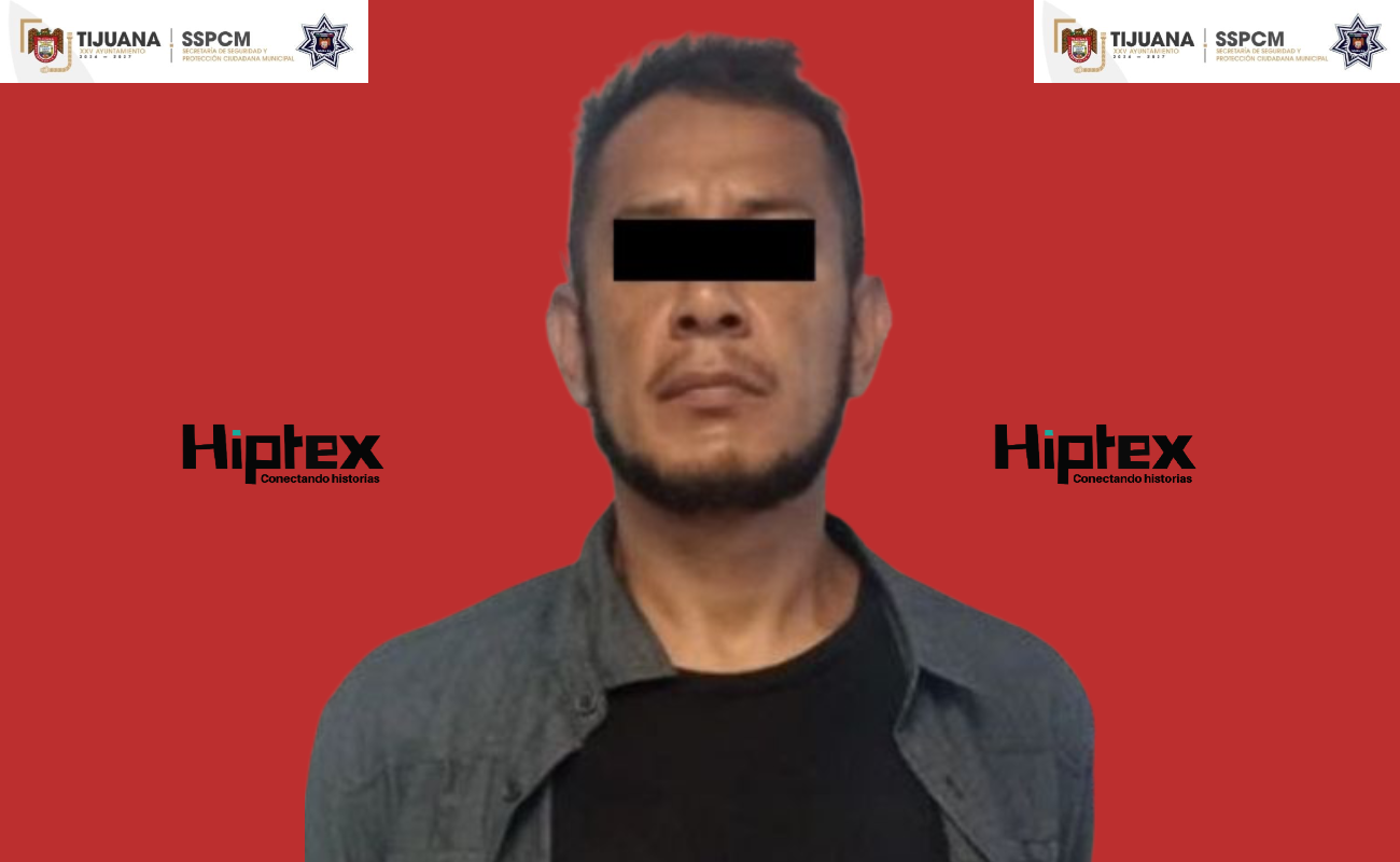 Juan “N”, prófugo de la justicia, fue detenido por la Policía Municipal de Tijuana, por el delito de homicidio.