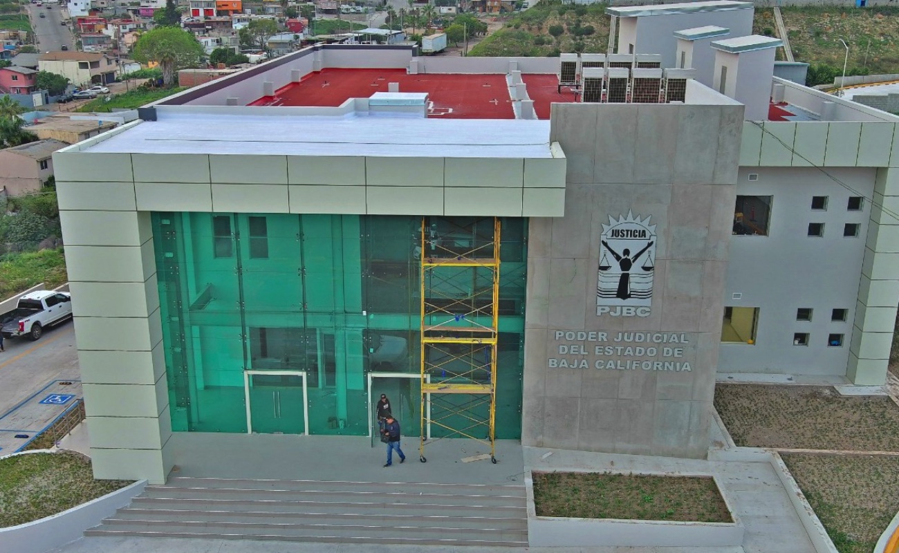 Registra 95 por ciento de avance edificio del Poder Judicial en Rosarito